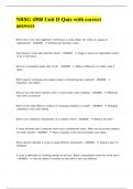 NRSG 4500 Unit D Quiz with correct answers