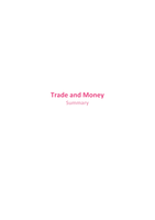 Trade and Money