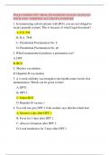 PNLE COMMUNITY HEALTH NURSING EXAM 4 2024&sol;2025 WITH 100&percnt; VERIFIED ACCURATE ANSWERS