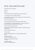 NR 325 - FINAL EXAM STUDY GUIDE questions and correct answers &lpar;elaborations&rpar; with 100&percnt; accurate &comma; verified &comma; latest fully updated &comma; 2024&sol;2025 &comma;already passed &comma; graded a&plus;&comma; complete solutions guarantee distinctions rationales&vert; 5-star rating