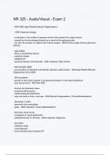 NR 325 - Audio Visual - Exam 2 questions and correct answers &lpar;elaborations&rpar; with 100&percnt; accurate &comma; verified &comma; latest fully updated &comma; 2024&sol;2025 &comma;already passed &comma; graded a&plus;&comma; complete solutions guarantee distinctions rationales&vert; 5-star rating