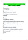 C211 Competency Two - OA Review With 100&percnt; Correct Answers