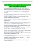 C211 OA Exam Complete Questions And Solutions &vert; Already Passed