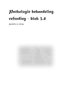 Pathologie - Schema behandeling refeeding blok 3.4