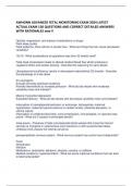 AWHONN ADVANCED FETAL MONITORING EXAM 2024 LATEST ACTUAL EXAM 130 QUESTIONS AND CORRECT DETAILED ANSWERS WITH RATIONALES new &excl;&excl;