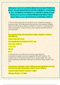 DOSAGE CALCULATIONS HESI EXAM 2024 WITH 150  REAL EXAM QUESTIONS WITH CORRECT ANSWERS  & ALL WORKOUT&sol;FORMULAS SHOWN&sol; HESI EXAM  DOSAGE CALCULATION PROBLEMS PRACTICE&sol;  HESI MED CALC QUESTIONS ANSWERS &lpar;NEW&excl;&excl;&rpar;