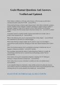 GoJet Hazmat Questions And Answers&period; Verified and Updated&period;