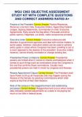 WGU C963 OBJECTIVE ASSESSMENT STUDY KIT WITH COMPLETE QUESTIONS AND CORRECT ANSWERS RATED A&plus;