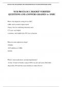 NUR 508 EXAM 1 2024&sol;2025 VERIFIED QUESTIONS AND ANSWERS GRADED A&plus; SNHU