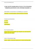 NURS 520 PSYCHOPHARMACOLOGY EXAM 2024&sol;2025 VERIFIED QUESTIONS AND ANSWERS GRADED A&plus;