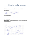verslag Nitrering methyl benzoaat