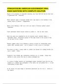 Straighterline American Government Final Exam