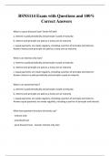 BSNS114 Exam with Questions and 100&percnt; Correct Answers
