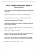 BSNS114 Exam with Questions and 100&percnt; Correct Answers