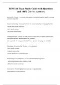 BSNS114 Exam Study Guide with Questions and 100&percnt; Correct Answers