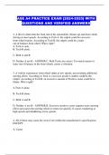ASE A4 PRACTICE EXAM &lbrace;2024-2025&rcub; WITH QUESTIONS AND VERIFIED ANSWERS