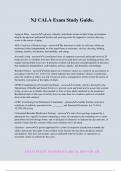 NJ CALA Exam Study Guide&period;