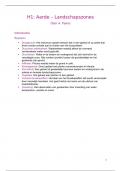 Aardrijksunde Samenvatting VWO 6 BuiteNLand Hoofdstuk 1 - Aarde&comma; Landschapzones