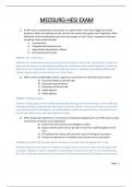 LATEST 90 QUESTIONS AND CORRECT ANSWERS MEDSURG HESI EXAM GRADED A&plus;