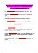NUR 216 - Module 4 Latest Update 2024-2025 Actual Exam Questions and 100&percnt; Verified Correct Answers Guaranteed A&plus;