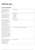 6630 final exam with 100&percnt; correct answers 2024