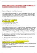 BATES INTERACTIVE QUESTION BANK CHAPTERS 1-1 2024&sol;2025 &lpar;WITH ACCURATE ANSWERS&rpar;