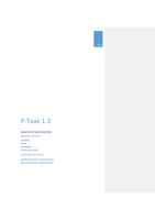 P-Taak 1.3 Analyse Intakegegevens (8.5)