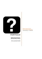 Branding portfolio + samenvatting