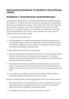 Samenvatting Handbook of Psychiatric Drug Therapy 