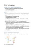 Summary Gene Technology MOB20306
