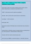 BIOL 1902 A Midterm Notes With Complete Solutions Latest Update
