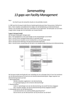 de 13 gaps van facility management samenvatting
