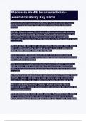 Wisconsin Health Insurance Exam