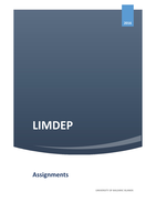 Analysis & Interpretation of results from LIMDEP program
