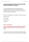 Test Bank - Pharmacology for the Primary Care Provider&comma; 4th Edition &lpar;Edmunds&comma; 2014&rpar;&comma; Chapter 1-73 &vert; All Chapters