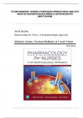 TEST BANK PHARMACOLOGY  FOR NURSES A PATHOPHYSIOLOGY APPROACH BY MICHAEL ADAMS LATEST UPDATED 2024 QUESTIONS WITH DETAILED ANSWERS ALL CHAPTERS INCLUDED WITH COMPLETE SOLUTIONS