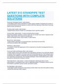  LATEST S13 STANDPIPE TEST QUESTIONS WITH COMPLETE SOLUTIONS