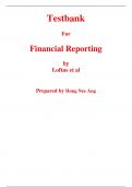 Test Bank for Financial Reporting 1st Edition By Janice Loftus Ken Leo Noel Boys Sorin Daniliuc Belinda Luke Ang Hong Karyn Byrnes &lpar;All Chapters&comma; 100&percnt; Original Verified&comma; A&plus; Grade&rpar;