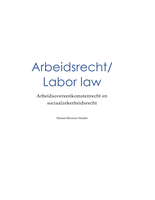 samenvatting Arbeidsrecht/Labor Law