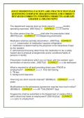  ADULT RESIDENTIAL FACILITY &lpar;ARF&rpar; PRACTICE TEST EXAM QUESTIONS COMPLETE 2024 QUESTIONS AND CORRECT DETAILED CORRECTS &lpar;VERIFIED CORRECTS&rpar; ALREADY GRADED A&plus; BRAND NEW&excl;&excl;