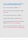 NICET LEVEL 2 EXAM 2024-2025 &vert;COMPLETE QUESTIONS AND  CORRECT ANSWERS &lpar;VERIFIED ANSWERS &rpar; A GRADE