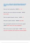 NICET LEVEL 2 EXAM 2024 LATEST UPDATES &vert;COMPLETE EXAM  QUESTIONS AND CORRECT ANSWERS &lpar;VERIFIED ANSWERS&rpar; A  GRADE&period;