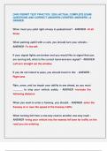 OHIO PERMIT TEST PRACTICE 2024 &vert;ACTUAL COMPLETE EXAM QUESTIONS AND CORRECT ANSWERS &lpar;VERIFIED ANSWERS &rpar; A  GRADED