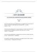 C211 OA EXAM WITH GUARANTEED ACCURATE ANSWERS &vert;VERIFIED 