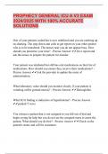 PROPHECY GENERAL ICU A V3 EXAM 2024&sol;2025 WITH 100&percnt; ACCURATE SOLUTIONS