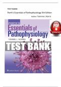  Test Bank for Porth's Essentials of Pathophysiology 5th Edition by Tommie L Norri &vert;&vert; Latest Edition &vert;&vert;NOTE&colon;CONTAINS RATIONALE