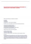 NSC EMT PRACTICE EXAM&comma;&lpar;CHAPTER WISE&rpar; ARRANGEMENT OF QUESTIONS WITH THEIR CORRECT ANSWERS