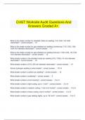   CHST Worksite Audit Questions And Answers Graded A&plus;&period;