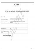     ACT Study Guide English portion  With Questions And 100&percnt; SURE ANSWERS 
