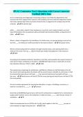 HVAC Contractor Test 1-Questions with Correct Answers&sol; Verified&sol; 100&percnt; Pass